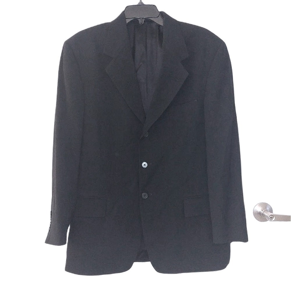 EUC Perry Ellis Vintage Portfolio Men's Suit Jacket Dark Grey